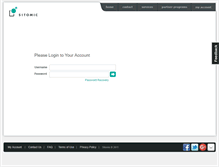 Tablet Screenshot of cms.sitomic.com