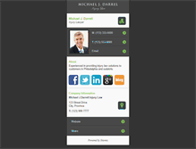 Tablet Screenshot of mdarrell.sitomic.com